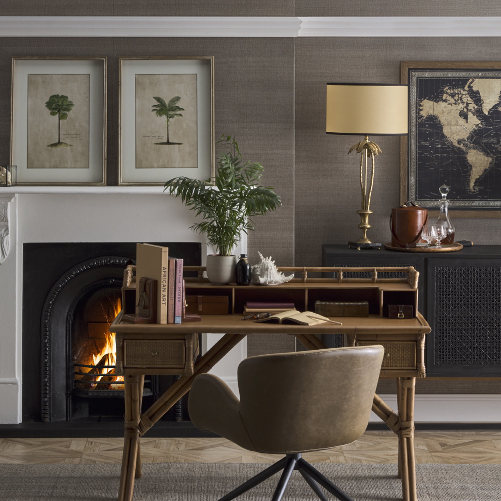 Handcrafted Grasscloth Wallpaper| Porter's Paints Handcrafted Grasscloth Wallpaper| Porter's Paints