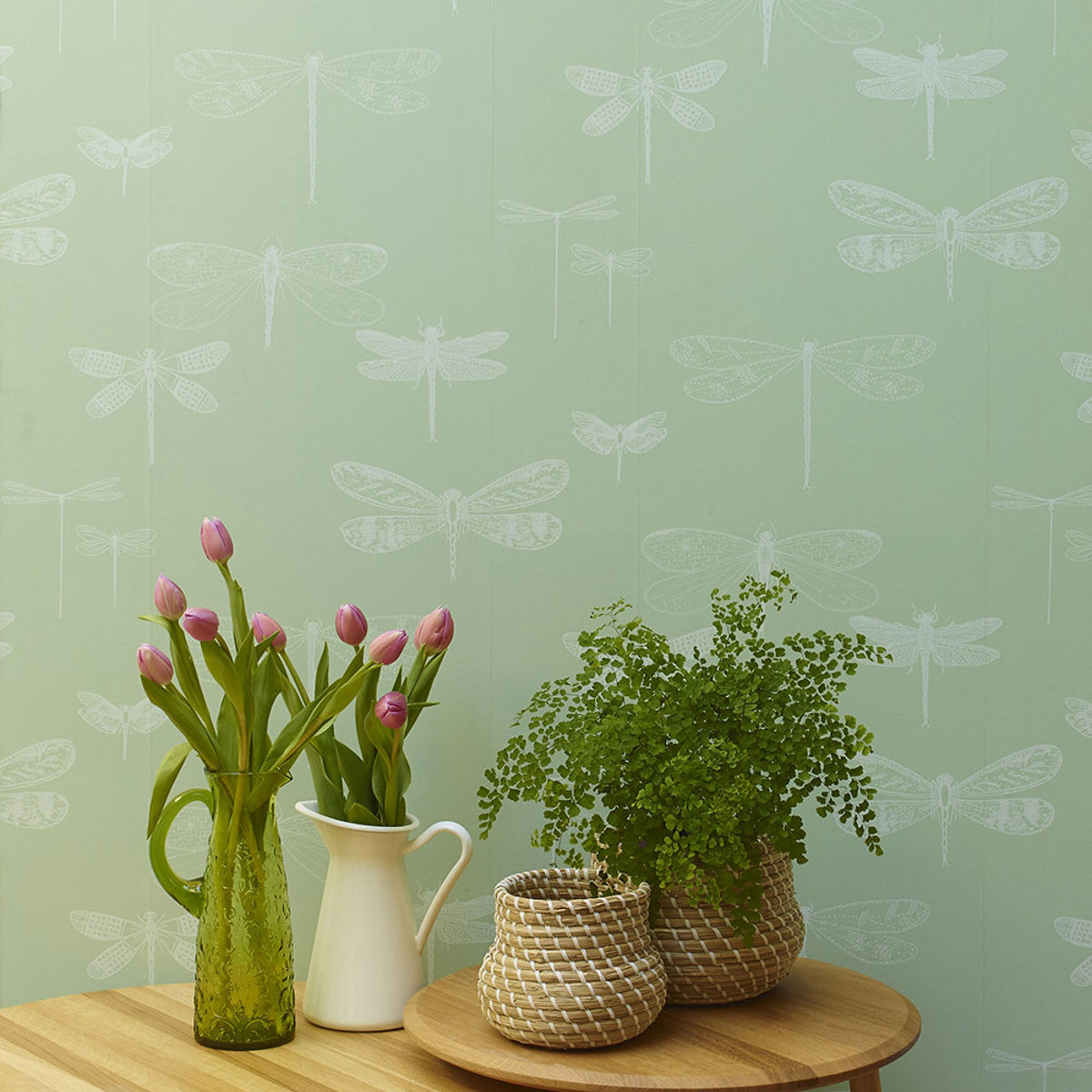 Dragonfly Pattern Design Wallpaper Porter S Paints